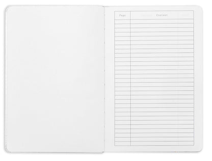 Minimalism Art, Premium Hard Cover Notebook Journal, Classic 5" x 8.3", 122 Numbered Pages, Gusseted Pocket, Ribbon Bookmark, Extra Thick Ink-Proof Paper 120gsm, San Francisco (Dotted, Amber Yellow)