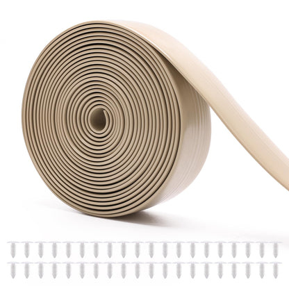 Coldairsoap 2" Wide Vinyl Straps for Patio Chairs Repair, 20FT Long Patio Garden Furniture Replacement Straps+ 40 Free Rivets for Outdoor Lawn Furniture Chaise Lounge Repair (Driftwood)