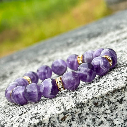 liagza Healing Bracelet For Women Anxiety Crystal Bracelet Chakra Beaded Bracelets Rose Quartz Crystals And Healing Stones Yoga Bead Bracelet Calming Stretch Bracelet Stress Relief Gifts For Women