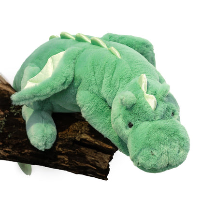 YOUBLEK 40In 5Lb Weighted Stuffed Animals,Cute Plush Dragon,Weighted Stuff Dinosaur Toy for Kids Adult Gift or Decoration (5lb, Green)