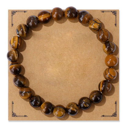 Zodiac Bracelets for Women Pisces Black Obsidian Bracelet Constellation Horoscope Bracelets Crystal Tiger Eye Beads Bracelet Jewelry 2 Pcs