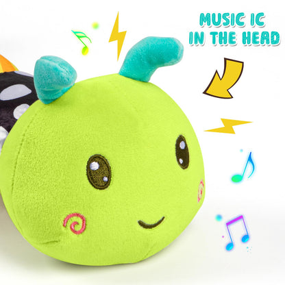 Baby Sensory Toy + Baby Stuffed Musical Caterpillar