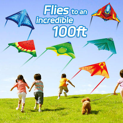 YongnKids 6 Pack Mini Kite for Kids&Adult, Finger Launcher Kites Easy to Fly on Beach| Park|Plaza|Garde|Backyard, Birthday Easter Gifts for Boys Girls Ages 3 4 5 6 7 8-18 Years Outdoor Toys