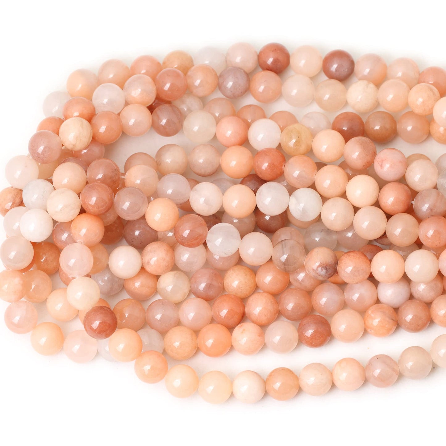 CHEAVIAN 35PCS 10mm Natural Pink Aventurine Round Loose Beads for Jewelry Making DIY Bracelet Necklace Materials 1 Strand 15"