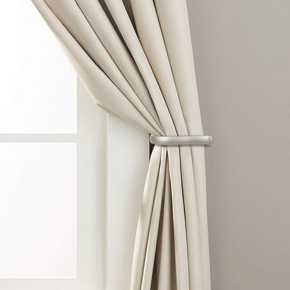 Umbra Curtain Holdback for Window Treatment Drapery Rod, Nickel