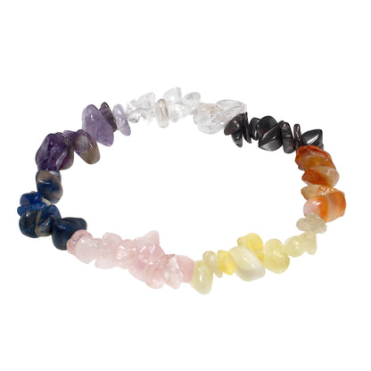 CrystalAge Chakra Gemstone Chip Bracelet
