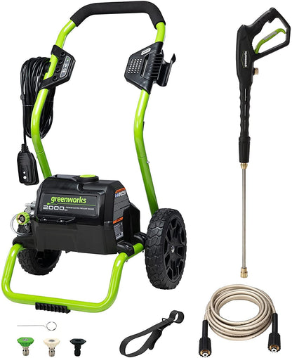 Greenworks 2000 Max PSI @ 1.1 GPM (13 Amp) Electric Pressure Washer GPW2000-1RG
