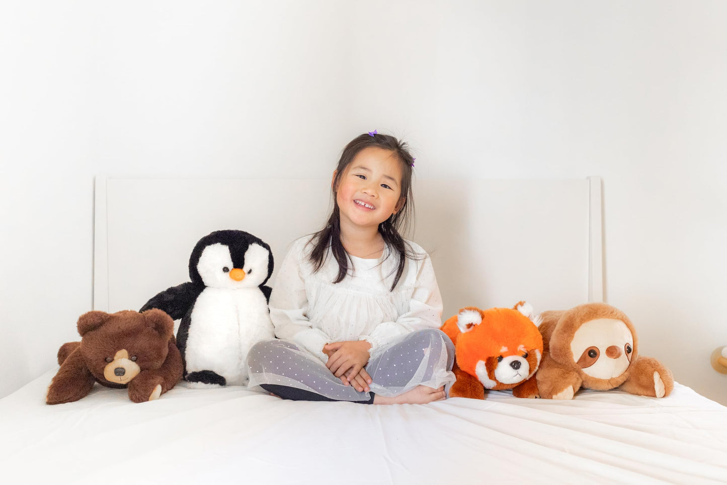 Lunapuer Bear Sensory Weighted Vibrating Pillow, Pressure Activated for Kids Adults, Plush Minky Soft Size: 11 by 20 inches Pillow Animal, Calming Therapy for Focus and Balance for Gift Birthday