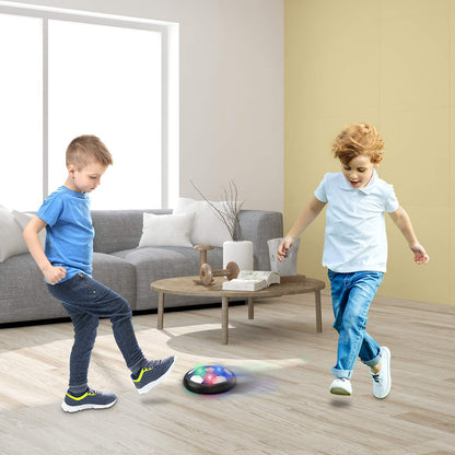 Hover Soccer Ball Boy Toy, Air Powered Floating Hover Soccers with LED Light, Kids Training Soccer Ball Indoor Outdoor Game, Birthday Gifts for Age 3 4 5 6 7 8-10 Years Old Boys Girls