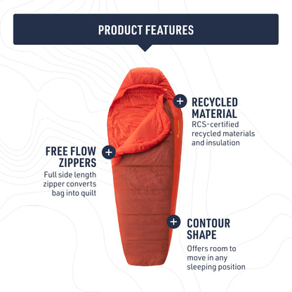 Sea to Summit Hamelin Synthetic Sleeping Bag, 15-Degree, Regular