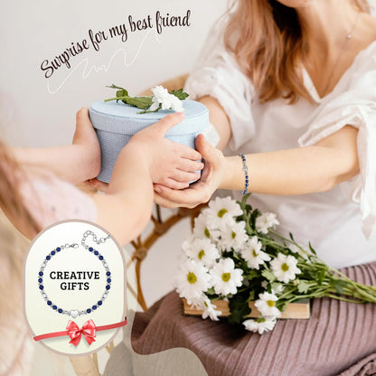 ZOKCC Inspirational Gifts Bracelets for Women: Healing Natural Stone Beaded Bracelets - Mothers Day Birthday Graduation Christmas Gifts for Women Friends Mom Daughter Sister Bestie