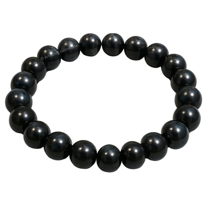 Amazing Gemstone Crystal Bracelet for Women Men's Gifts - Protection Healing Crystal Bracelet - 8mm Gemstone Beaded Stretchable Bracelet Pulseras Para Hombres Mujer Stocking Stuffers Mothers Day Gift (Tiger Eye (Blue & Black))