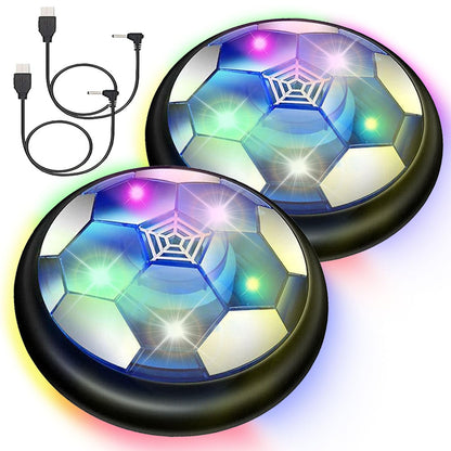 JRD&BS WINL Hover Soccer Ball Toys for Boys Girls,Rechargeable Floating Soccer Ball with Led Lights and Foam Cushion,Indoor Air Football Game for Kids Age 3-12（2Pack