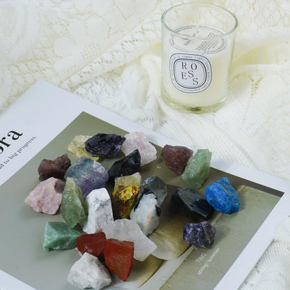 Raw Crystals, Large 1.2-2.0" Healing Crystal Natural Rough Stones for Intuition,Chakra,Meditation,Decoration,Polishing,Energy Work (Pink Quartz, 3.5oz-1.2-2.0"raw Crystals)
