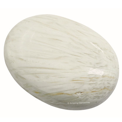Amazing Gemstone Scolecite Crystals and Healing Stones - Extra Large Palm Stone Crystals Piedra - Crystal for Good Luck, Positive Energy, Meditation - Unique Stocking Stuffers Gifts for Women, Men