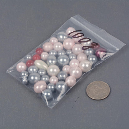 Justinstones Dyed Multi-Color Shell Polished Chips Crushed Tumbled Stone Crystal Healing Embellishments 100 Grams（Half drilled）