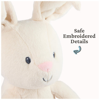 GUND Baby Peek-a-Boo Flora Bunny Plush, Bunny Rabbit Stuffed Animal, Baby Toy for Ages 0 and Up, Cream, 7" (Batteries Not Required)