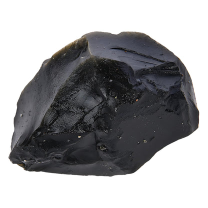 ANAYA AGATE Sheen Obsidian 2 Pcs Raw Crystals Rough Gemstones w/Authenticity Card, Velvet Pouch - Large 1.25–2.0" Raw Stones for Tumbling, Cabbing, Polishing, Cutting Natural Healing Crystals for Home Decor, DIY Stones