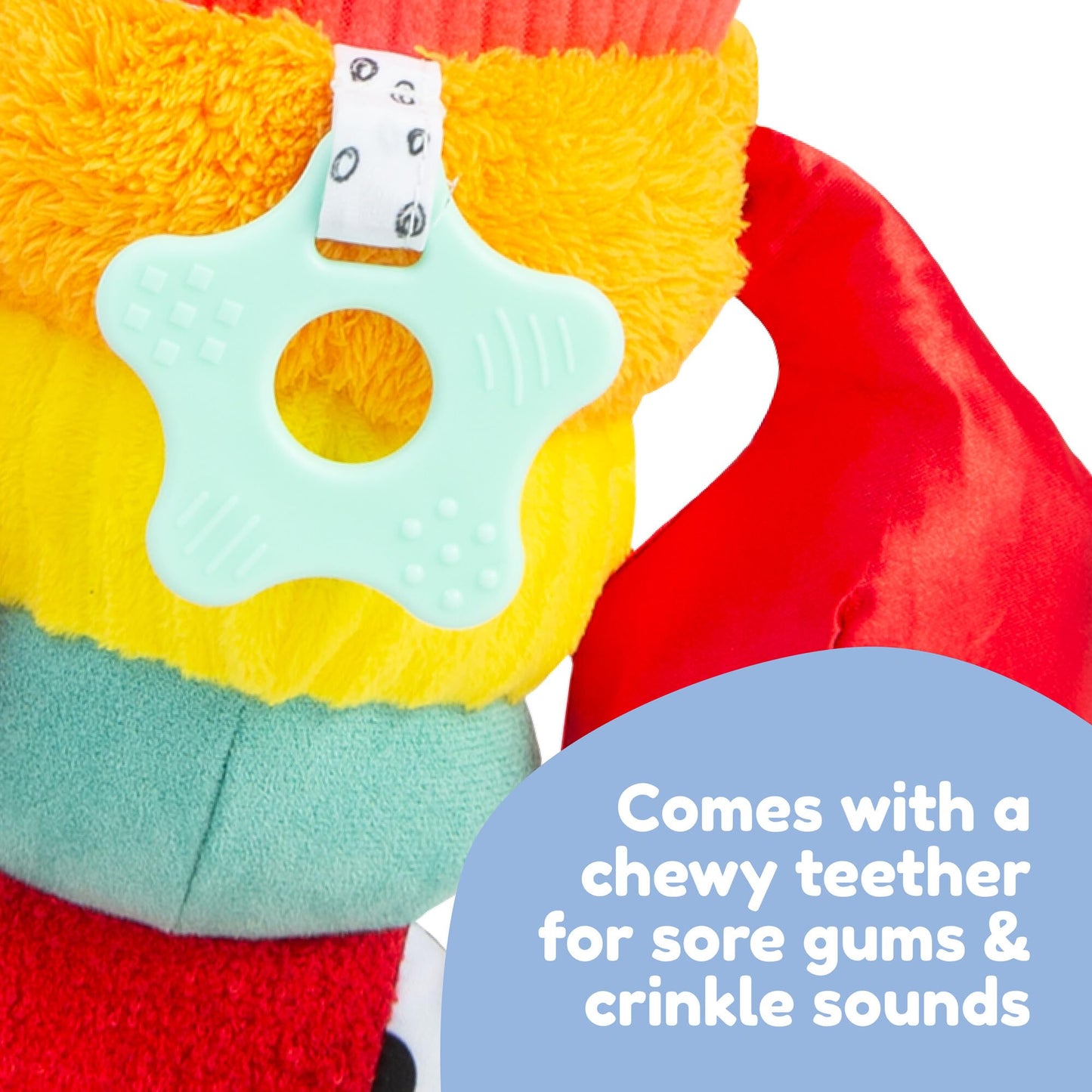 Lamaze Liam The Lobster Clip-On Stroller and Car Seat Toy - High Contrast Baby Toys for Sensory Development - Baby and Toddler Stocking Stuffers - Ages 0 Months and Up