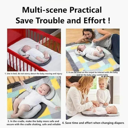 FOBSERD Baby Lounger Pillow for Infant Support Cushion Reflux Breastfeeding Pillow, Bottle Feeding, Tummy Time