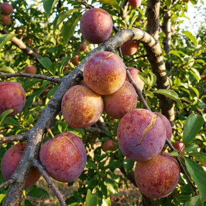 Live Pluot Tree, Sweet Pluot Plant Live, 1-2 Feet Tall, High Yield Plum Tree for Outdoor Planting, No Ship to CA