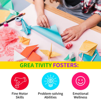 Itopstar Crafts for Kids -3000pcs+ Art Supplies Kids Art Supplies Great for School, Homeschool and Kindergarten DIY Crafting Projects-Giant Craft Box for Supplies