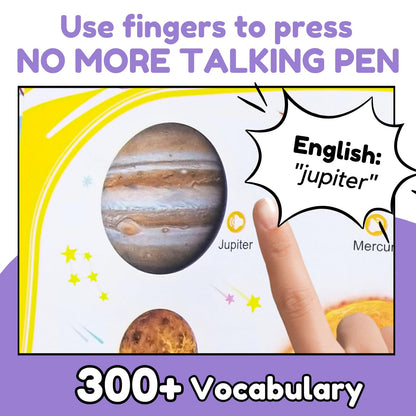 ZeenKind English Words Sound Book for Kids Toddlers 3,4,5 Years Old, 300+ Words Talking Interactive Audio Books for Early Learning English, and Educational Electronic Toy