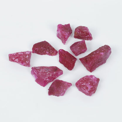 REAL-GEMS Natural Red Ruby Rough Gemstone 30 Carat Approx Raw Uncut Stone For Jewelry Making And Collectors