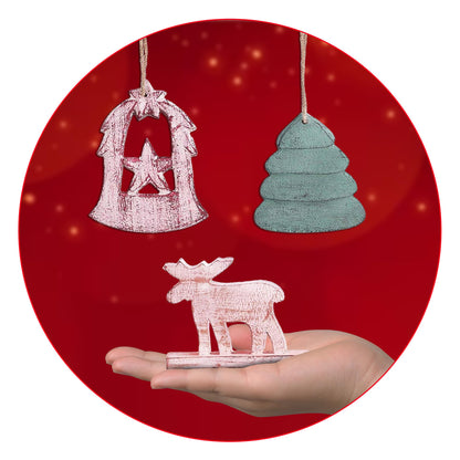 Store Indya Decorative Tree Hanging Ornament for Seasonal Decor (Large)