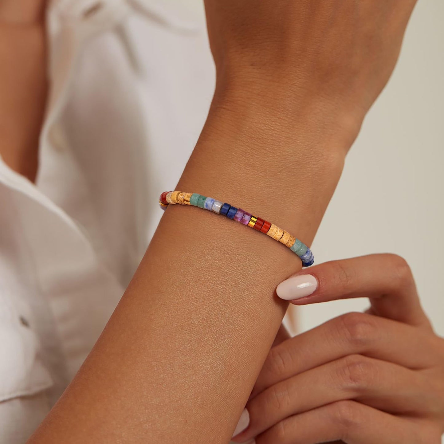 Teen Gifts Teenages Bracelets Teen Trendy Stuff Birthday Christmas Gifts Natural Stone Bracelets Cute Teenager Jewelry for Back to Scool East Christmas