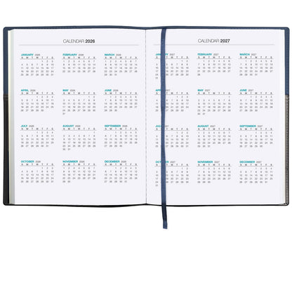 2026 Planner Calendar, 8"x10" : Includes 14 Months (November 2025 - December 2026) / 2026 Weekly Planner/Weekly Agenda/Monthly Calendar Organizer (Navy/Black)