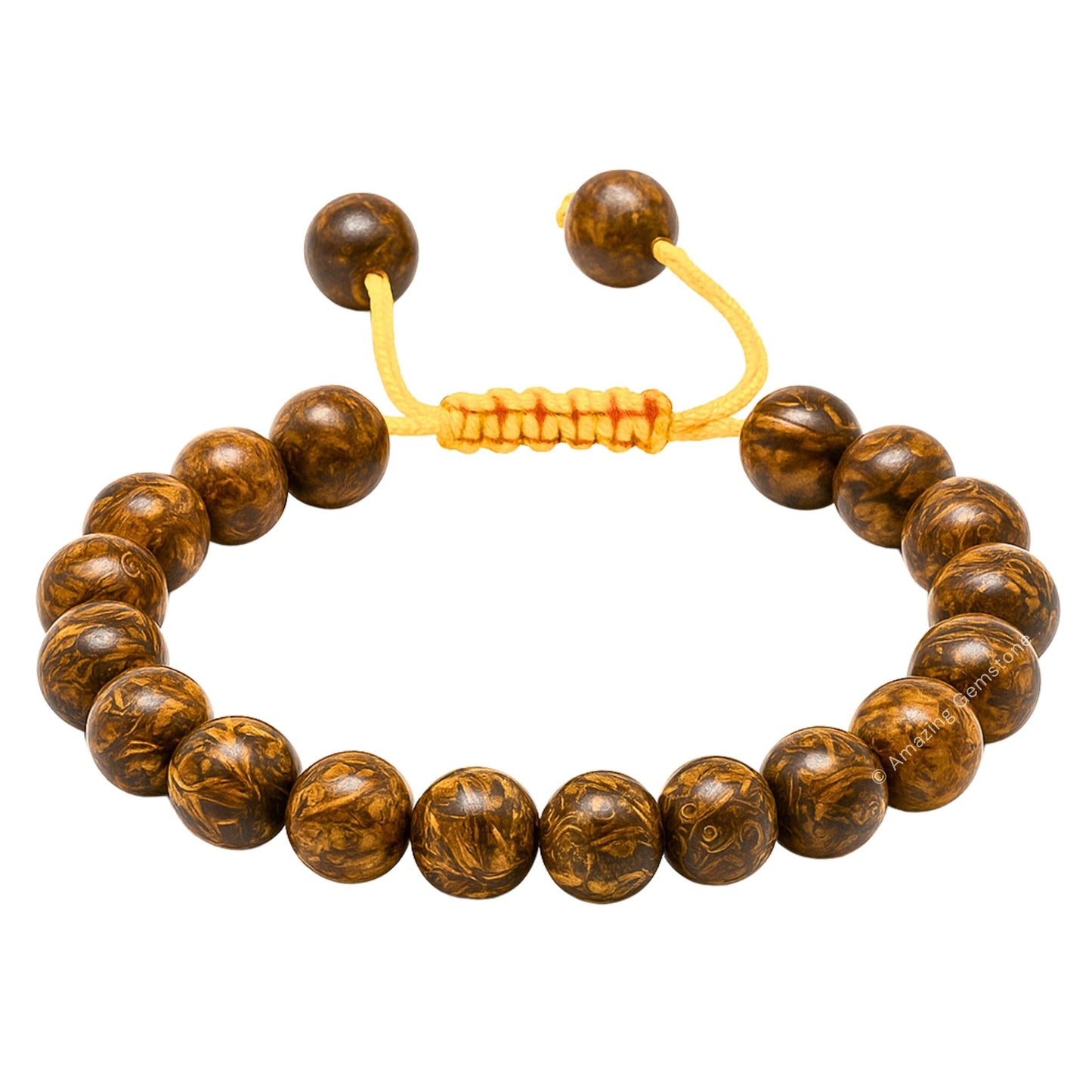 Amazing Gemstone Mariyam Jasper Bracelet for Women Men's Gifts - Protection Healing Crystal Bracelet - 8mm Gemstones Beaded Adjustable Bracelet Pulseras Para Hombres Mujer Stocking Stuffers