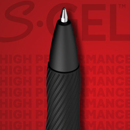 Sharpie S-Gel Gel Pens, Black Barrel, Bold Point (1.0mm), Blue Ink, 12 Count - Home, Office, School, Journaling, Writing, Note-Taking, Teacher Supplies