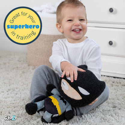 Kids Preferred WB DC Batman Cuteeze Extra Soft Plush Stuffed Superhero Toy for Baby and Toddler Boys and Girls – 12 Inch Size