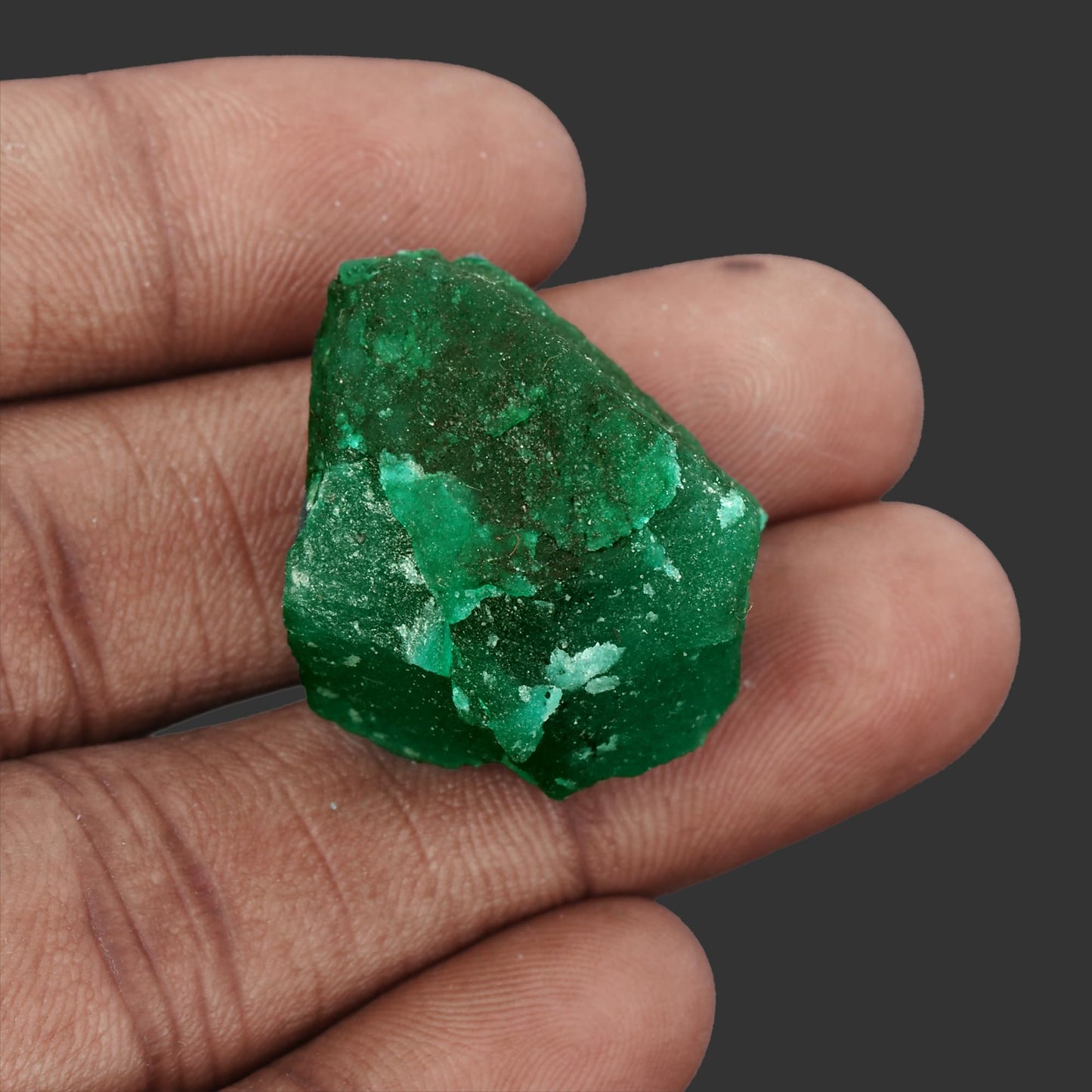 GEMHUB 46 Carat Natural Rough Green Emerald Gemstones for Jewelry Making EGL Certified Beryl Crystals and Healing Stones