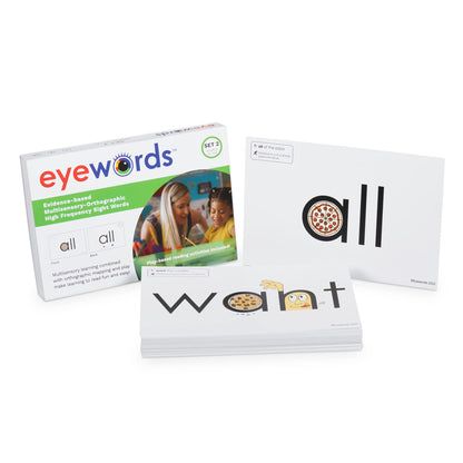 Multisensory-Orthographic High Frequency Teaching Cards Bundle, Sets 1-4, Words 1-200