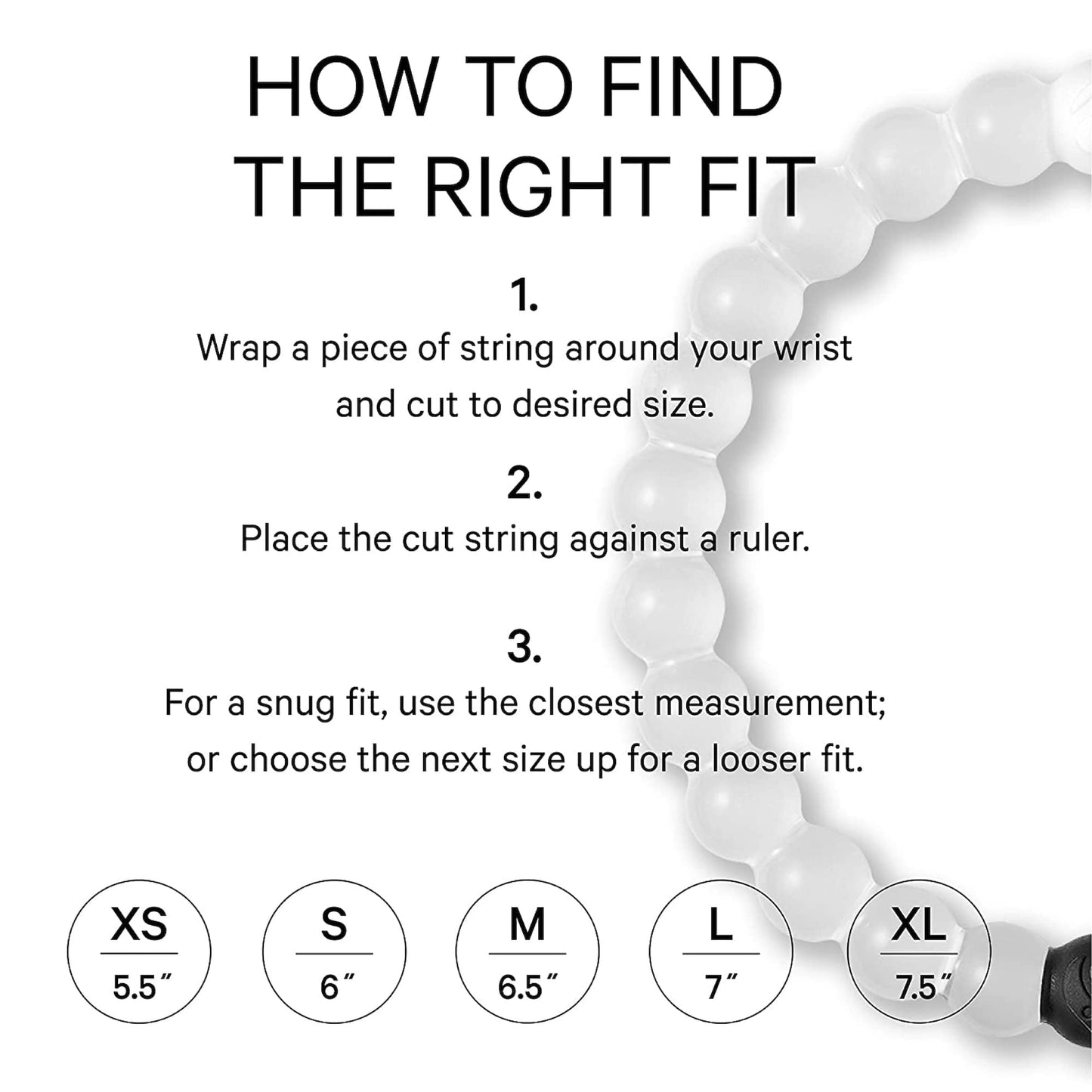 Lokai Silicone Beaded Bracelet for Mental Health Awareness - Small, 6 Inch Circumference - Jewelry Fashion Bracelet Slides-On for Comfortable Fit for Men & Women
