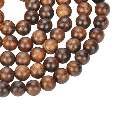 anzhongli Mala Beads Bracelet 108 8mm Beaded Bracelet Sandalwood Elastic