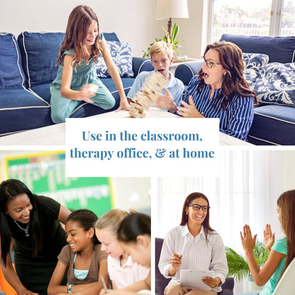 Feelings Builder - Therapy Games for Kids & Teens, Therapist Office Must Haves, Anger Management Toys, CBT Game for Kids, Teens, and Adults, Therapy Tools, Mental Health Games, ADHD Tools