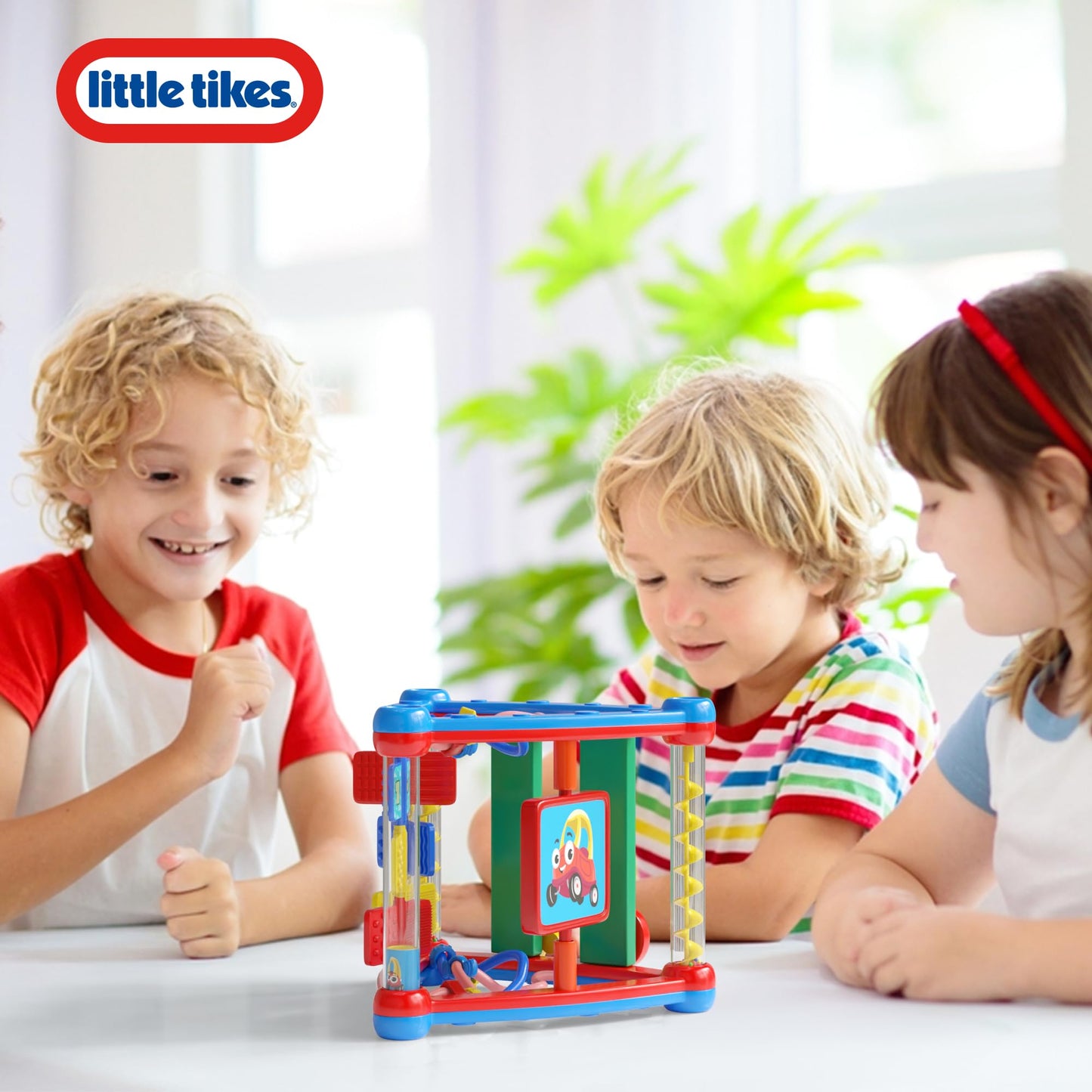 Lollipop Little Tikes Activity Triangle Toy, 5-Sided Baby Toy, Montessori Toy, Bright & Simple to Grasp for Small Hands, Fun and Educational for Toddler