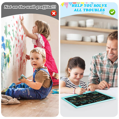 LCD Writing Tablet Kids Toys -15 Inch Toddler Toys Learning Drawing Pad Toys for 3 4 5 6 7 8 Years Boys Girls Birthday Christmas Easter Thanksgiving Gift Creative Doodle Board