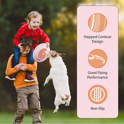Frisbee Fastback Outdoor Flying Disc for Kids, 9.35 Inch Lightweight Sports Disc, Dog-friendly, for Beach Lawn Backyard Games and Family Fun - 100g