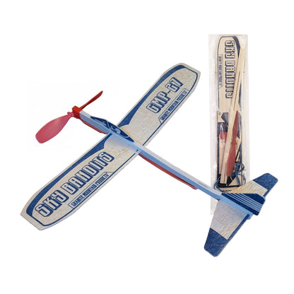 GRANITE MOUNTAIN PRODUCTS Balsa Wood Airplane Kits | Gliders and Propeller Plane Toys Set | Set of 4 Wooden Airplane | 2 Rubberband Powered Propellor Planes and 2 Balsa Wood Glider Planes
