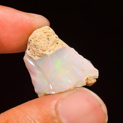 11.5+ Carat, YASHEE Natural Raw Ethiopian Opal Gemstone, Real Rough Crystals, Chakra Healing, Wholesale Lot, Wire Wrapping, Rock Stone, Birthstone, Crafts & DIY, AA+ Quality For Jewelry Making