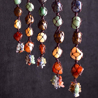 SigMntun Polished Stone Set Dragon Blood Jasper Crystals, 0.8" Handpicked Tumbled Gemstones Rocks, Pebbles for Reiki, Chakra, Healing, Home Decor