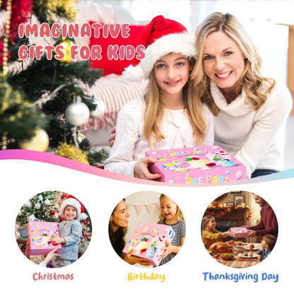 Air Dry Clay Kits for Kids - hittaty Cake Themed Model Magic Clay, 12 Boxes Molding Clay for Kids with Sculpting Tools and Tutorials, Safe, Soft & Non-Sticky DIY Arts and Crafts Gift for Boys & Girls