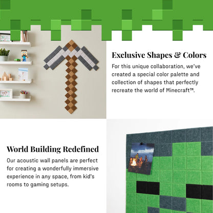 felt right Minecraft Collection Steve, Minecraft Room Decor, Home Decor, Felt Wall Panels, Playroom Wall Decor, Decorative Bulletin Board, Gift Idea for Kids and Gamers, Pin Board, Birthday Gift