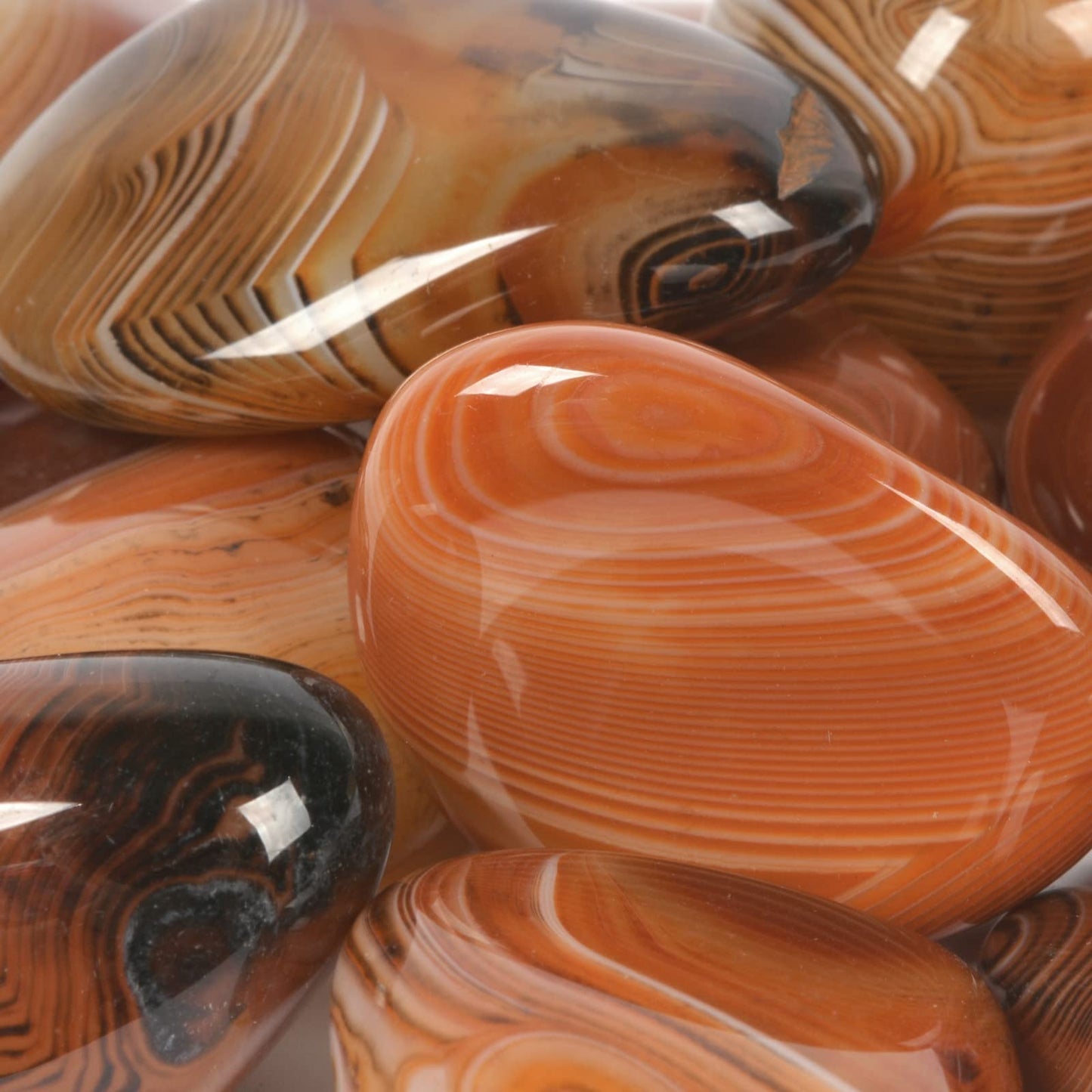 1/2LB Large Dream Agate Tumbled Polished Natural Crystal Healing Pocket Stones Rock Collection