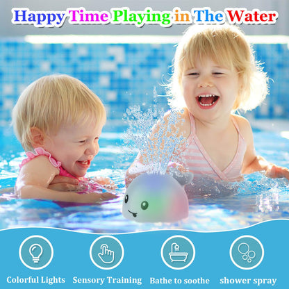 Bath Toys for babier 6-12 Months - Toddla Whale Bath Toy Sprinkler - Suction Cup Spinner Toy for Baby Bathtub Tub Toys for Toddlers 1-3 Toddlers Birthday Gift for 1 2 3 4 5 Year Old Boys Girls