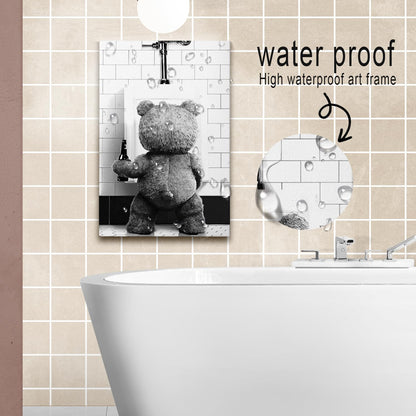 DIHSIEG 12x16 Canvas Wall Art funny bathroom wall art Print Poster Vintage Poster Frameless Floral Can be hung on the Wall Heal Your Heart poster Wall Art Canvas